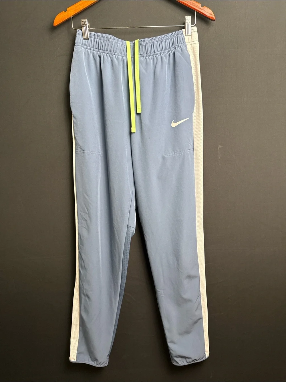 Teen Nike Slate Blue and White Track Jacket with Neon Accent - Picture 7 of 9